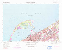 Erie North 1957 topographic map thumbnail