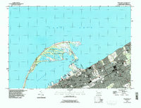 Erie North 1996 topographic map thumbnail
