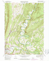 Everett East 1968 topographic map thumbnail