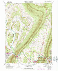 Everett West 1968 topographic map thumbnail