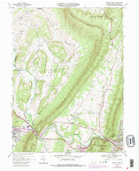 Everett West 1968 topographic map thumbnail