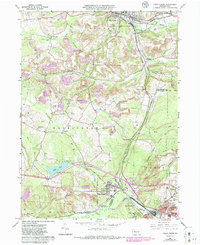 Falls Creek 1966 topographic map thumbnail