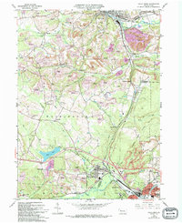 Falls Creek 1966 topographic map thumbnail