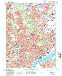 Frankford 1967 topographic map thumbnail