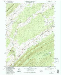 Franklinville 1994 topographic map preview