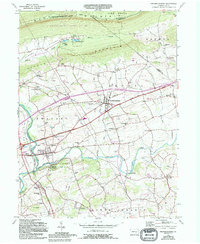 Fredericksburg 1955 topographic map thumbnail