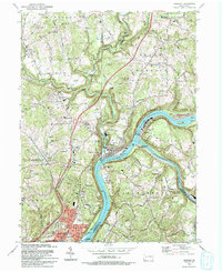 Freeport 1993 topographic map thumbnail