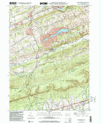 Friedensburg 1999 topographic map thumbnail