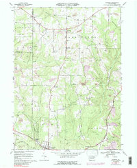 Fryburg 1967 topographic map thumbnail