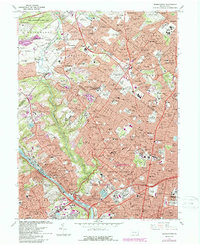 Germantown 1967 topographic map thumbnail