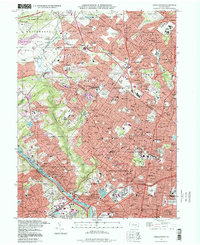 Germantown 1997 topographic map thumbnail