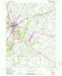 Gettysburg 1951 topographic map thumbnail
