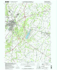 Gettysburg 1994 topographic map thumbnail