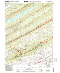 Grantville 1999 topographic map thumbnail