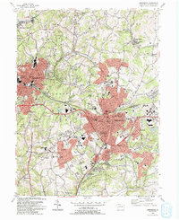 Greensburg 1993 topographic map thumbnail