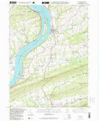 Halifax 1995 topographic map thumbnail