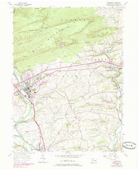 Hamburg 1956 topographic map thumbnail