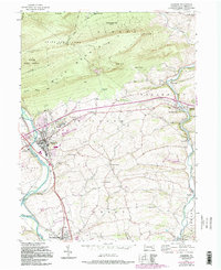 Hamburg 1956 topographic map thumbnail