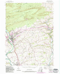 Hamburg 1956 topographic map thumbnail