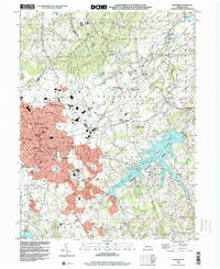 Hanover 1998 topographic map thumbnail