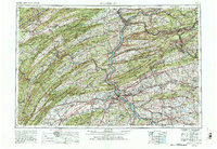 Harrisburg 1957 topographic map thumbnail