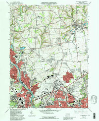 Catasauqua 1964 topographic map thumbnail