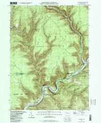Cedar Run 1994 topographic map thumbnail