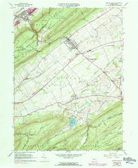 Centre Hall 1966 topographic map thumbnail
