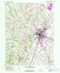 Chambersburg 1944 topographic map thumbnail
