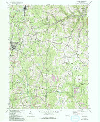 Chicora 1964 topographic map thumbnail