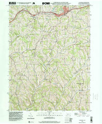 Claysville 1998 topographic map thumbnail