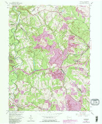 Clinton 1954 topographic map thumbnail