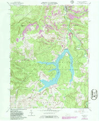 Coalport 1961 topographic map thumbnail