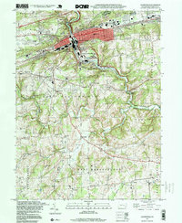 Coatesville 1997 topographic map thumbnail