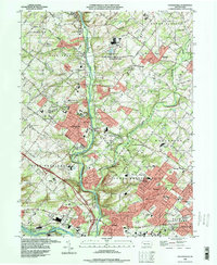 Collegeville 1992 topographic map thumbnail