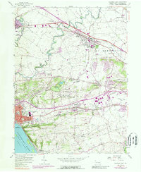 Columbia East 1956 topographic map thumbnail
