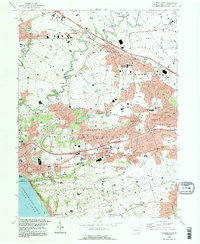 Columbia East 1995 topographic map thumbnail
