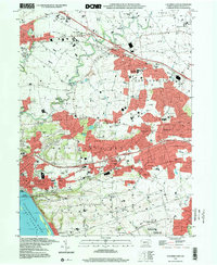 Columbia East 1997 topographic map thumbnail