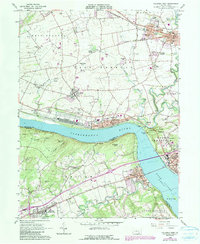 Columbia West 1964 topographic map thumbnail