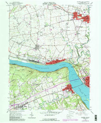 Columbia West 1964 topographic map thumbnail