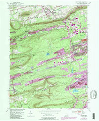 Conyngham 1955 topographic map thumbnail