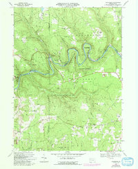 Cooksburg 1967 topographic map thumbnail
