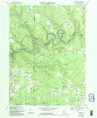 Cooksburg 1967 topographic map preview