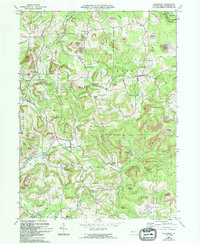 Coolspring 1969 topographic map preview