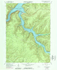 Cornplanter Bridge 1966 topographic map thumbnail