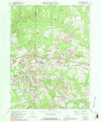 Corsica 1969 topographic map thumbnail