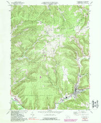 Coudersport 1969 topographic map thumbnail