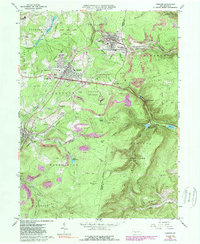 Cresson 1963 topographic map thumbnail