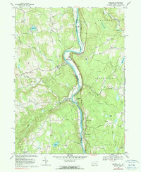 Damascus 1968 topographic map preview
