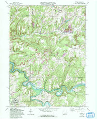 Dayton 1968 topographic map thumbnail